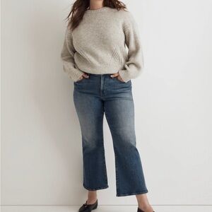Madewell Plus Kick Out Crop Jeans Oneida Wash 16W NWT